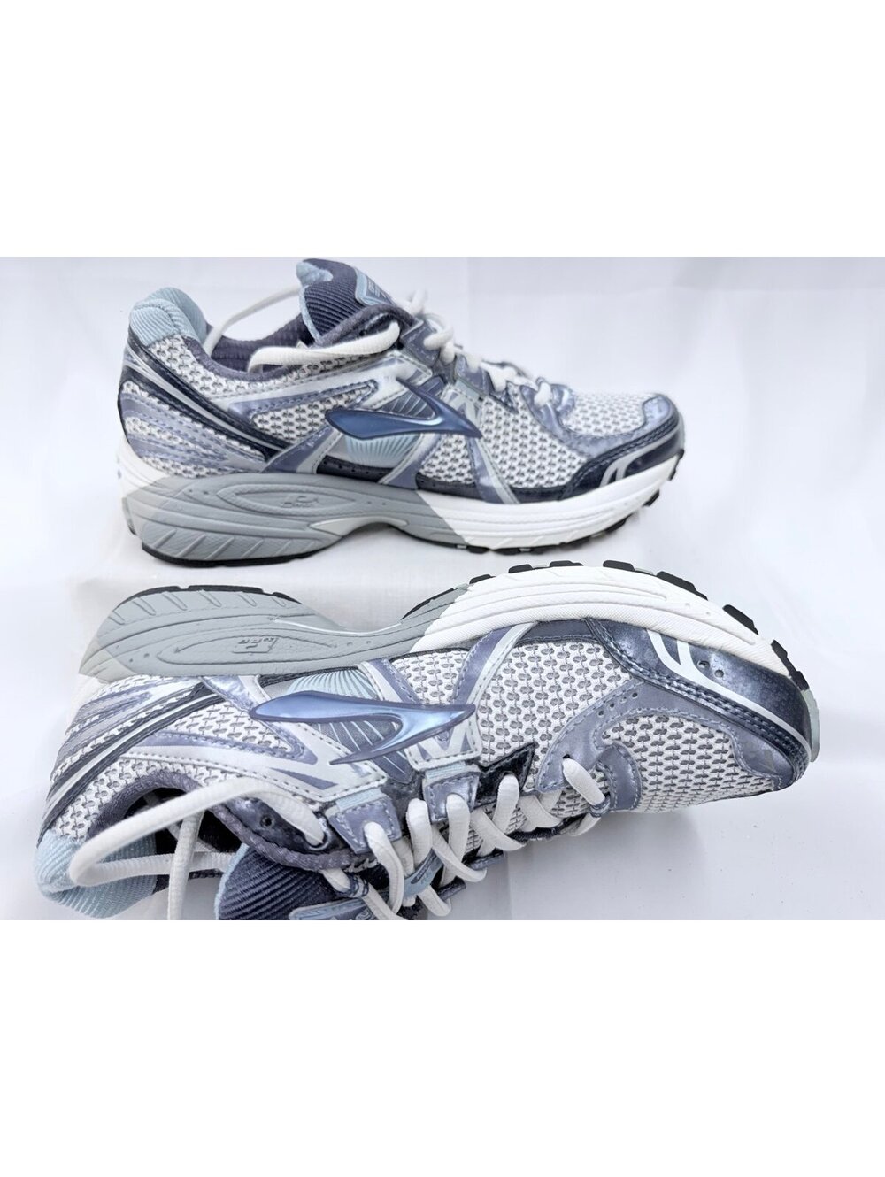 Brooks Adrenaline GTS 12 Running Shoe Womens 7.5 Blue Gray Training Walking - Picture 7 of 9